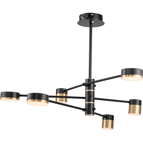 Потолочная люстра светодиодная с пультом регулировкой цветовой температуры и яркости ночным режимом Escada 10246/6LED