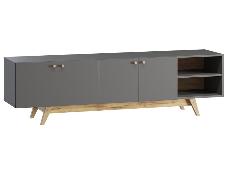 ТВ-тумба Имин 3-180x51 Графитовый