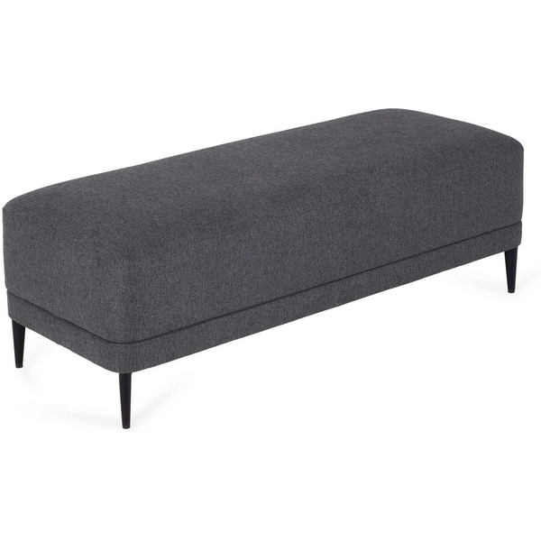 Банкетка Licata ОГОГО (арт.860390), (Ткань,Рогожка/Темно-серый) ОГОГО Обстановочка!