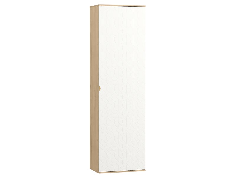 Распашной шкаф Монблан 1.2-63x214 Ритм Белый/Дуб Ирландский