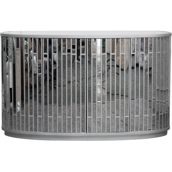 Комод из мдф зеркальный двухдверный 152*51*92см Garda Decor арт.KFG040