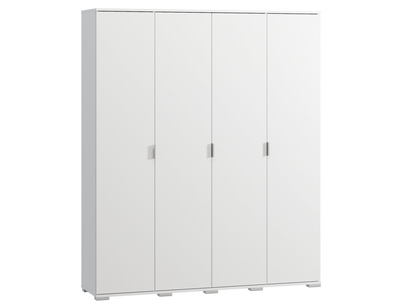 Распашной шкаф Стелла 4-160x190 Белый