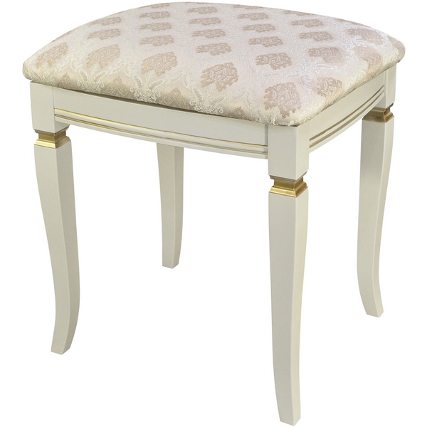 Банкетка Васко В 106Н слоновая кость/золото, Маркус ваниль от фабрики Mebelik