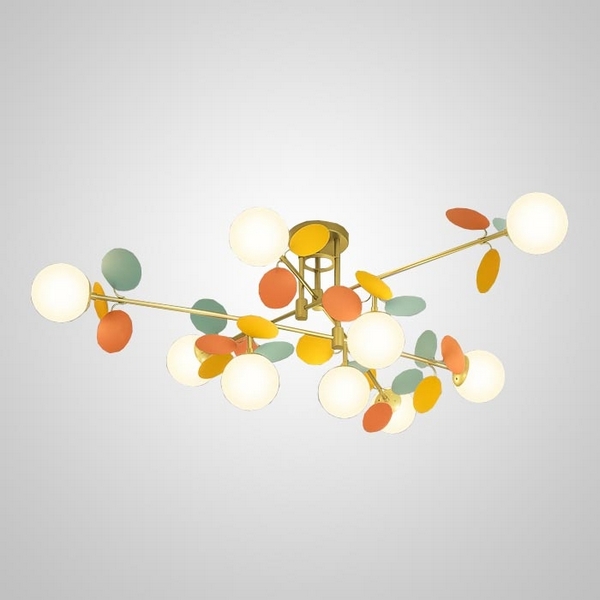 Потолочная люстра Matisse B D120 Gold Multicolor ImperiumLoft Matisse-B (194952-23) в форме шара