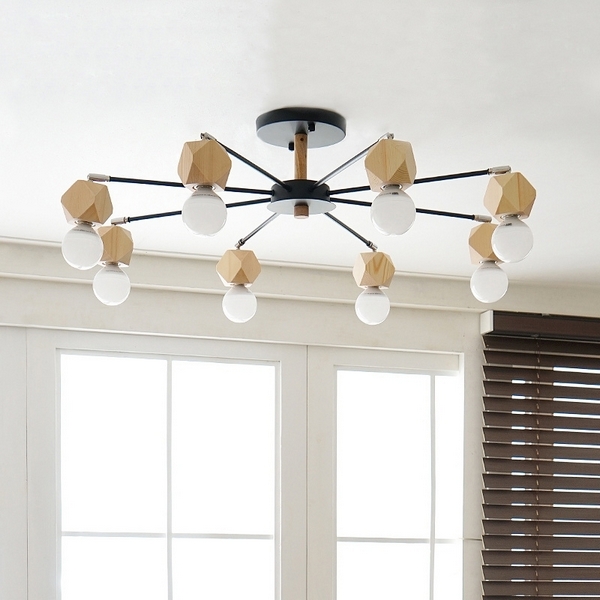 Люстра на штанге Jx D90 Black ImperiumLoft Jx01 (204242-26)