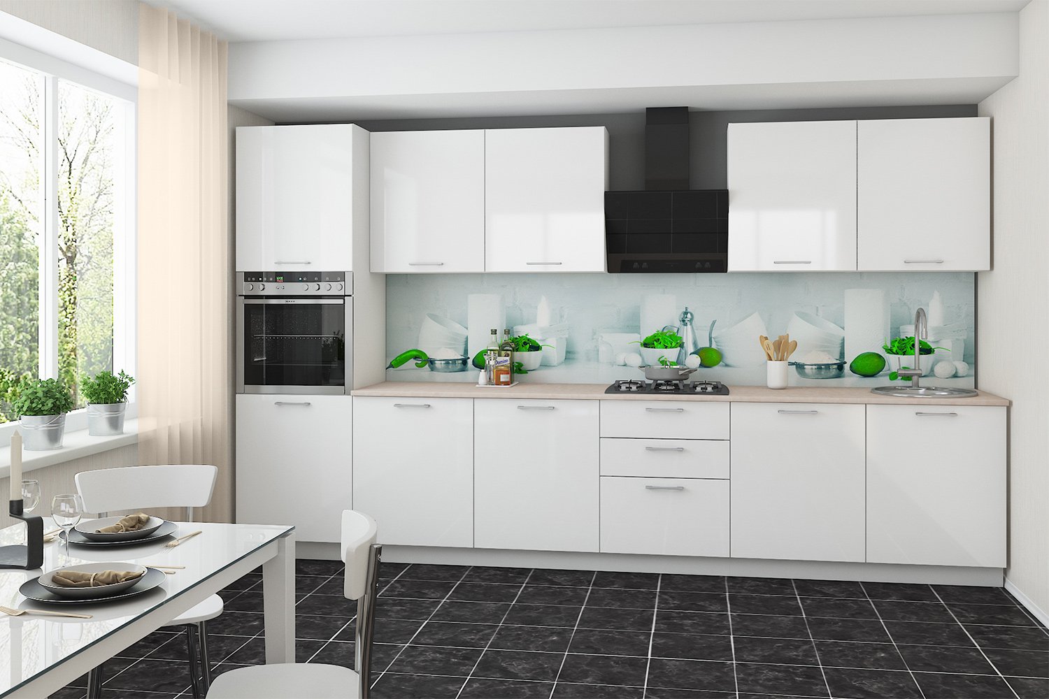 Модульный кухонный гарнитур Сити