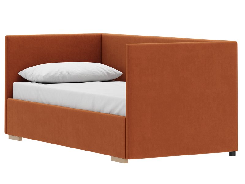 Кровать Сеон 90 Велюр Терракотовый