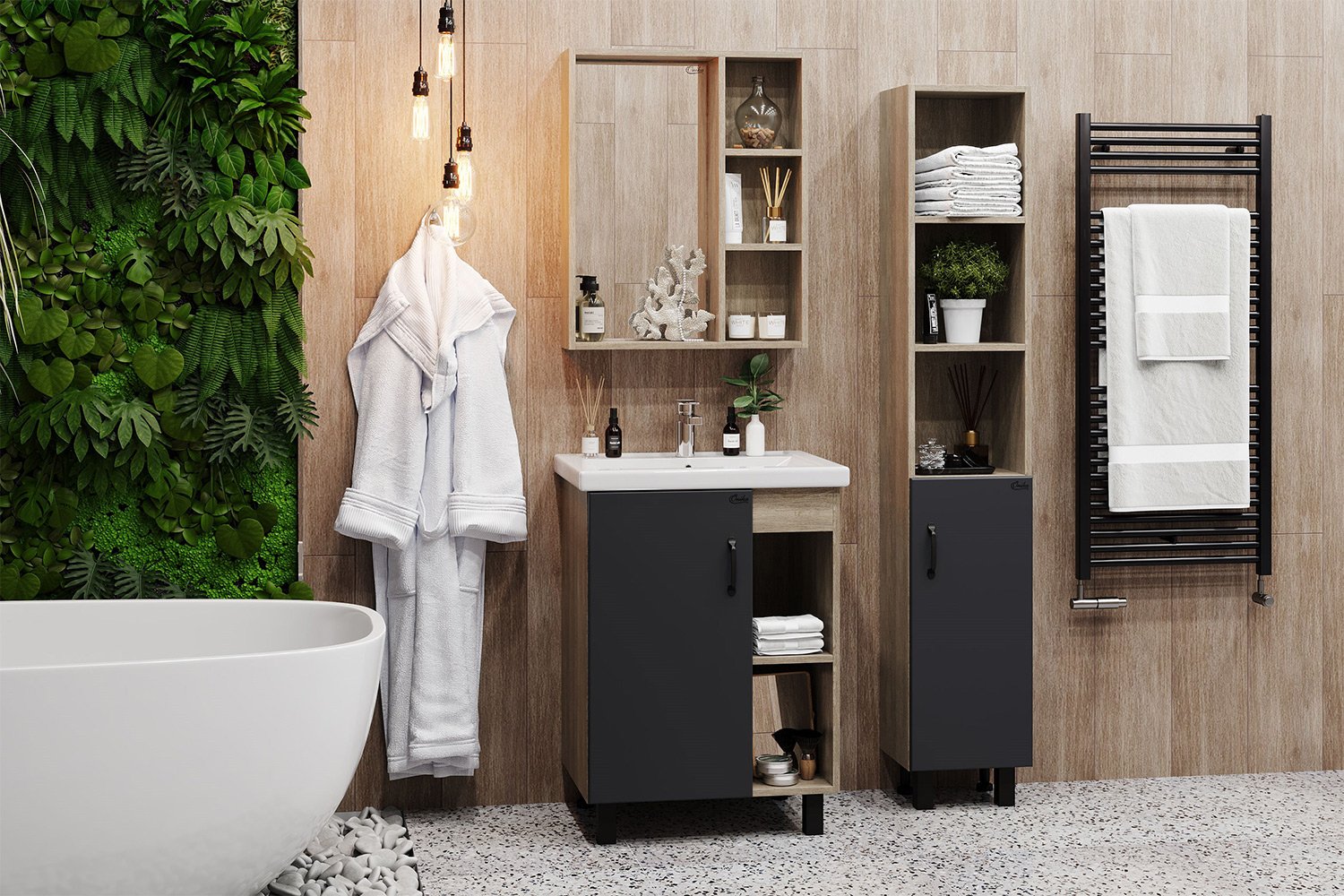 Ванный гарнитур  Тимбер