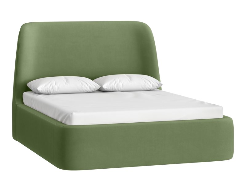 Кровать Далти 180 Велюр Оливковый