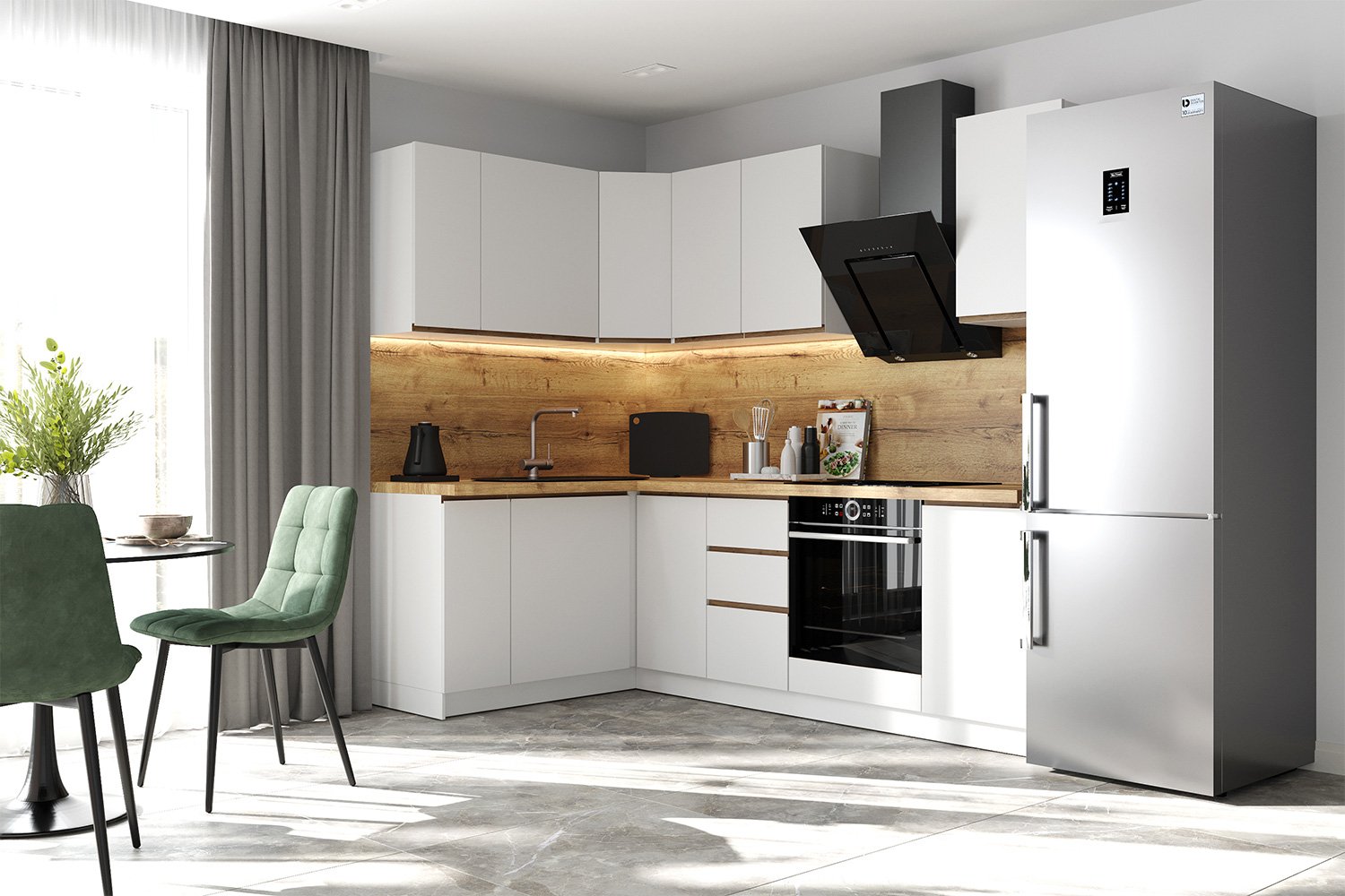 Модульный кухонный гарнитур Николь