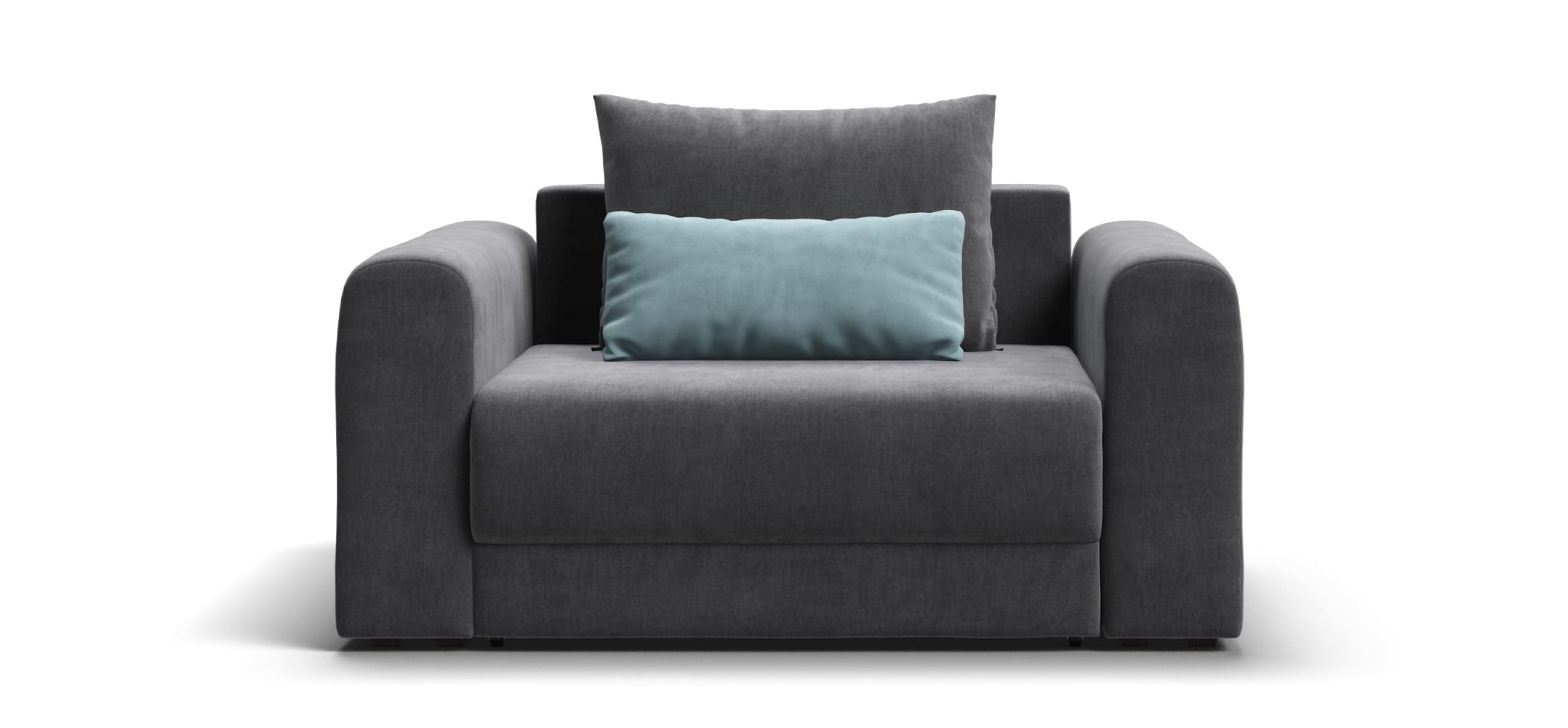 Кресло Ричмонд Модуль велюр Монолит серый