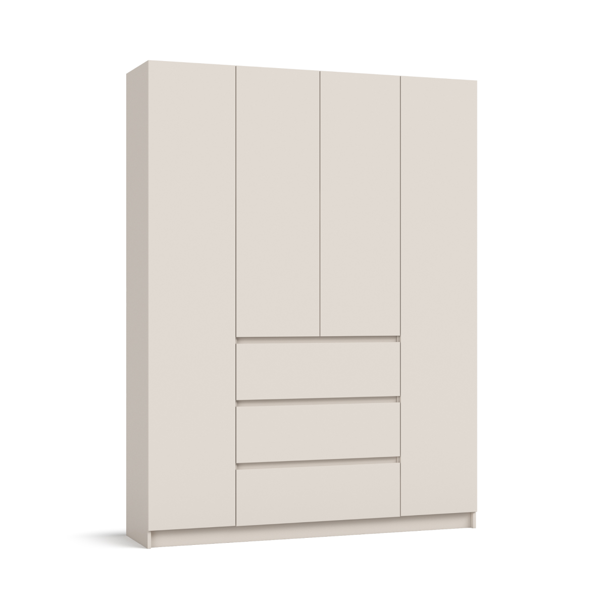 Идея 160 шкаф распашной 4Д+ящики Кашемир