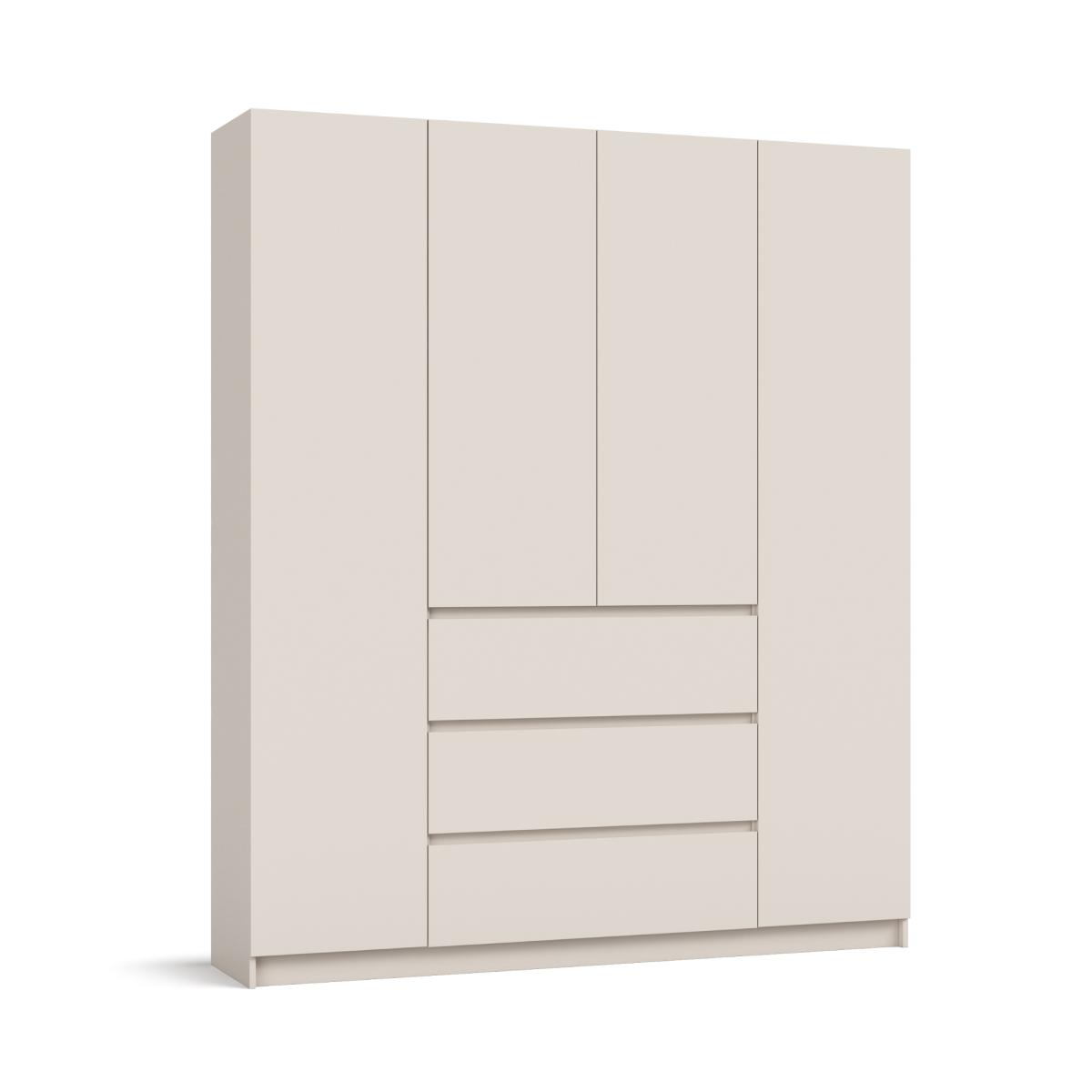 Идея 180 шкаф распашной 4Д+ящики Кашемир