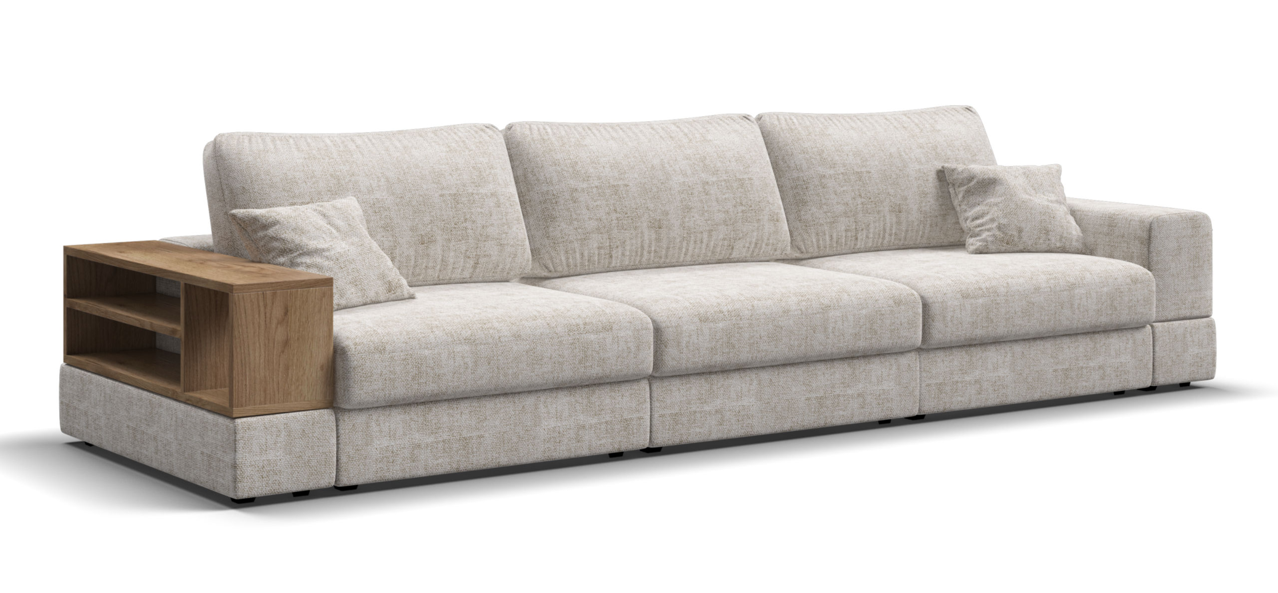 Диван-кровать Босс Модуль Макс Шенилл Смарт кварц