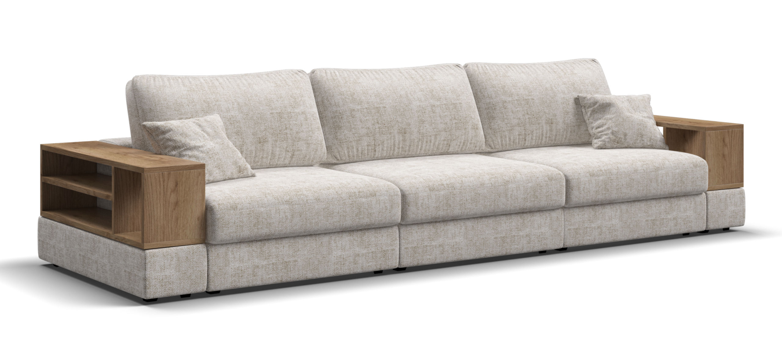 Диван-кровать Босс Модуль Макс Шенилл Смарт кварц