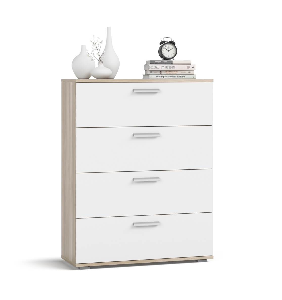 Комод Люкс Белый снег, Сонома
