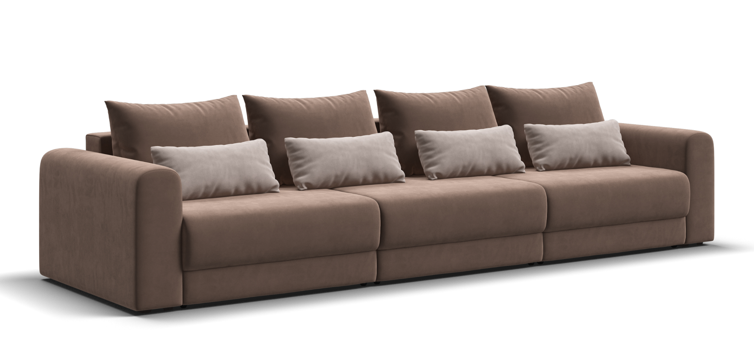 Модульный диван Ричмонд Модуль Макс велюр Монолит мокко