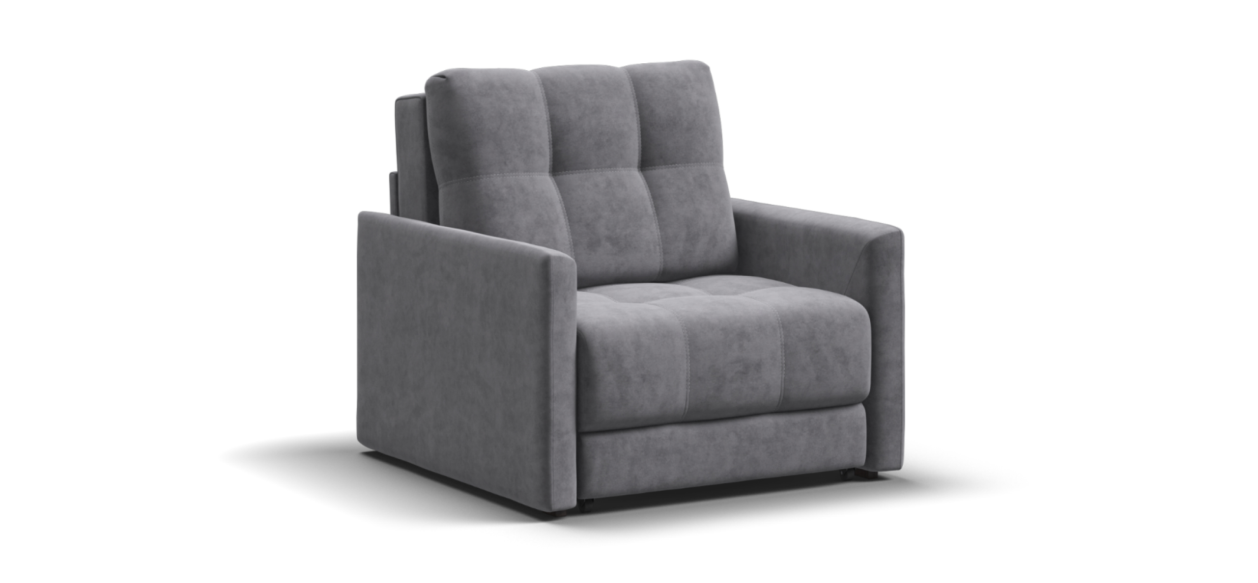 Босс Лофт кресло-кровать велюр Роял агат