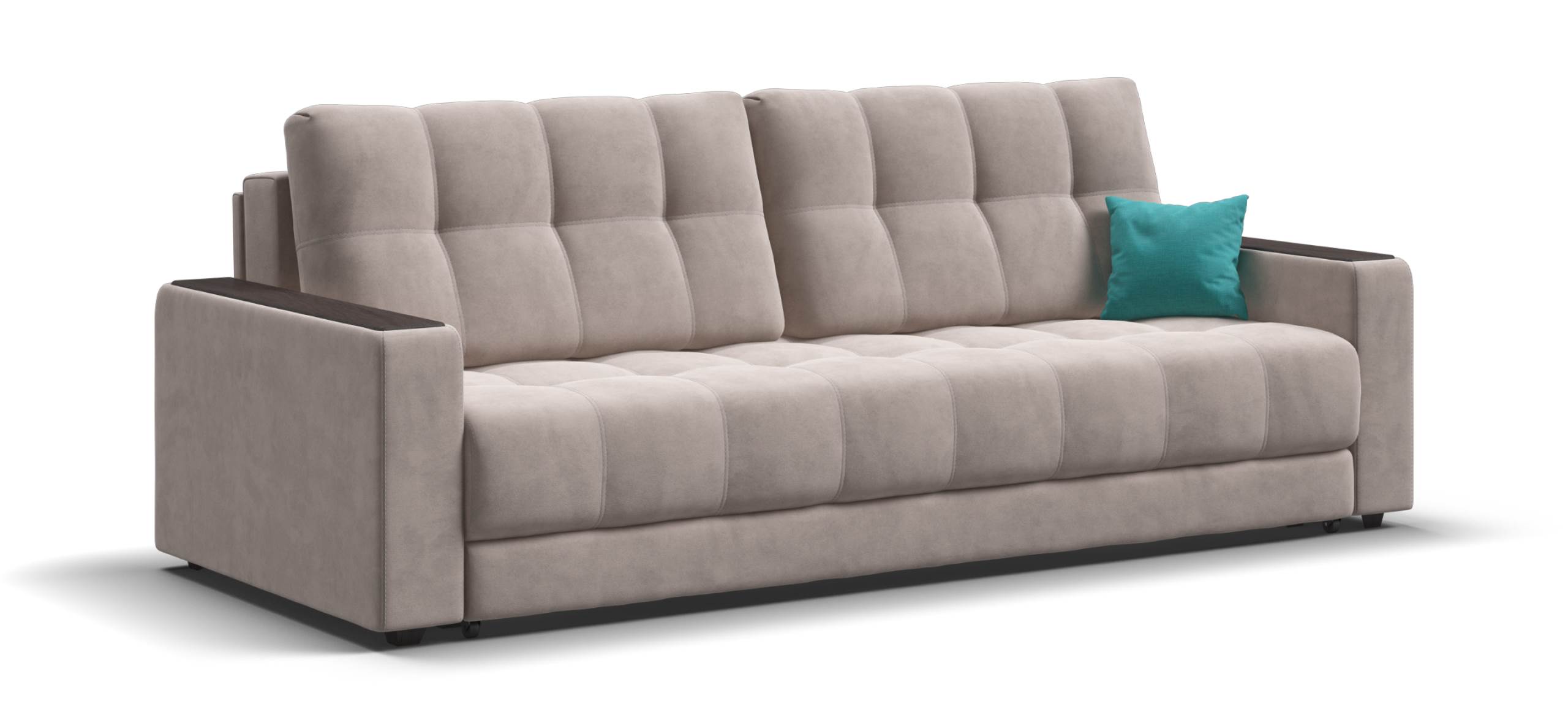 Диван Босс велюр Монолит латте