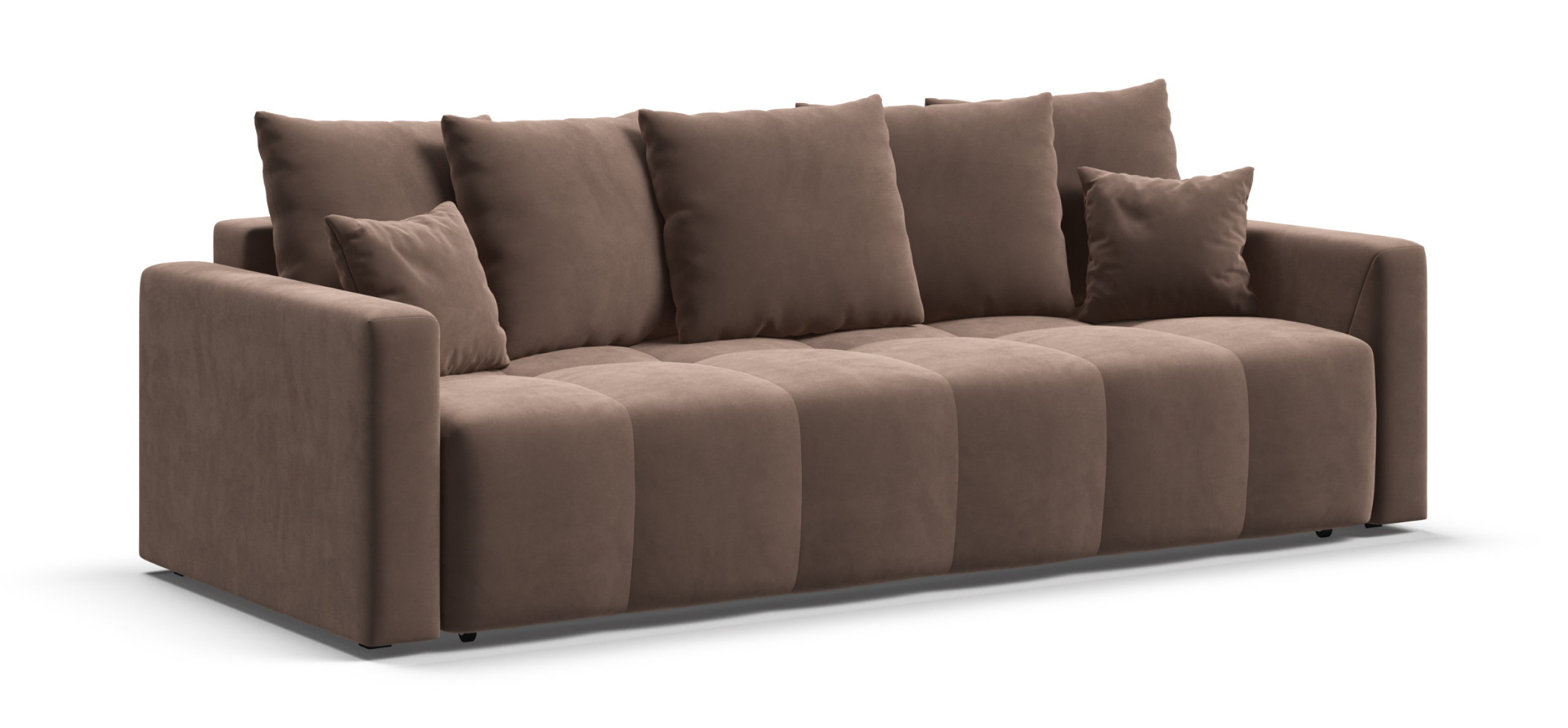 Диван Босс Тренд велюр Монолит мокко