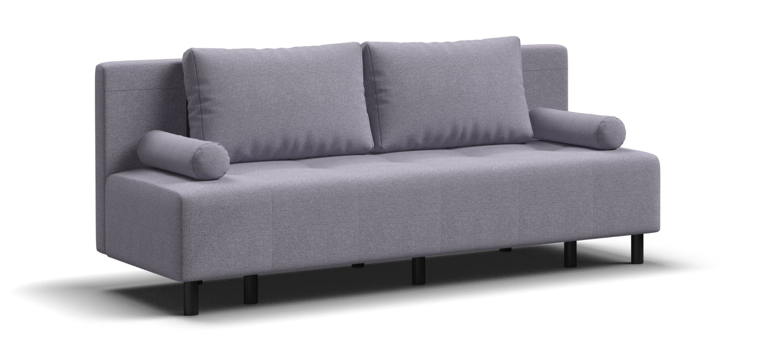 Диван Бостон Мини Рогожка Мальмо платина