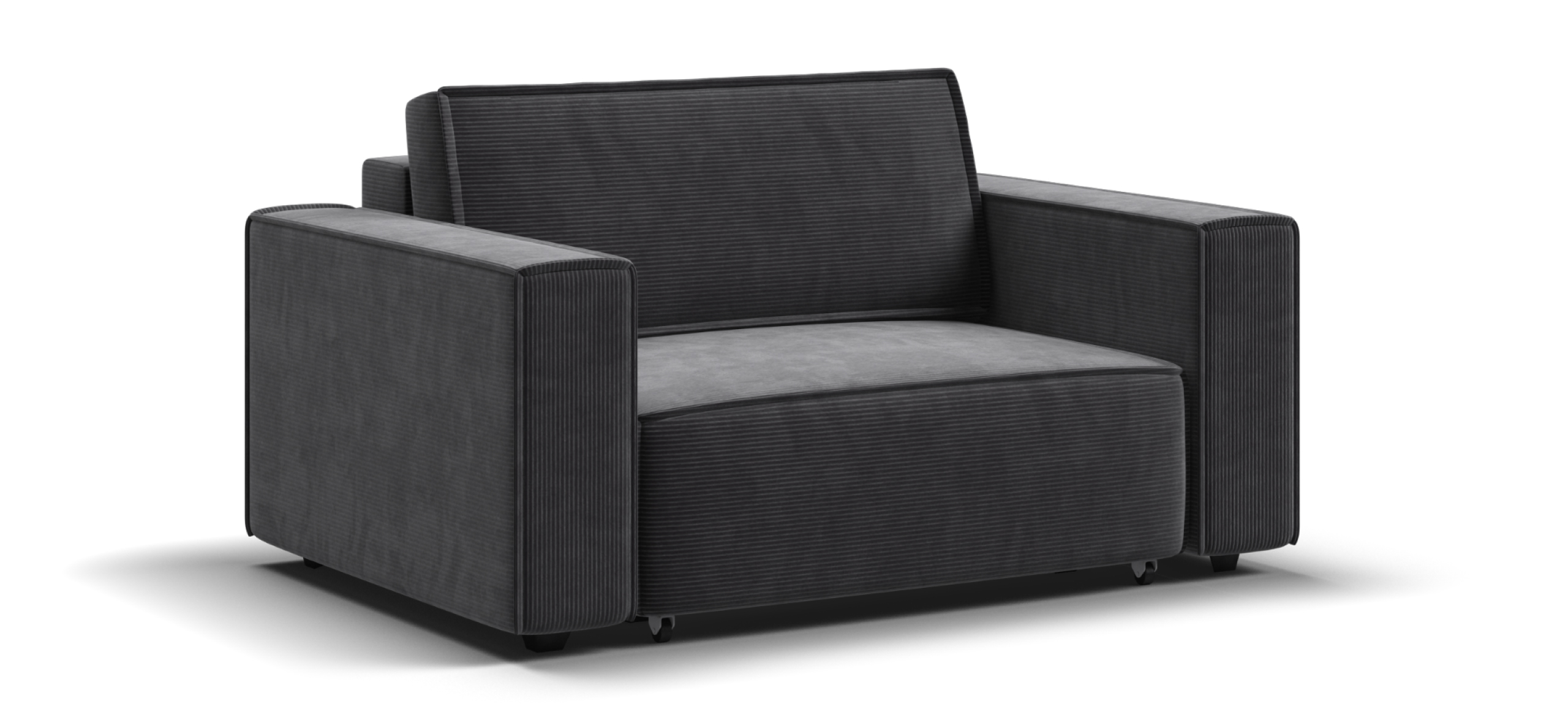 Кресло Босс Софт Модуль Вельвет Корд графит