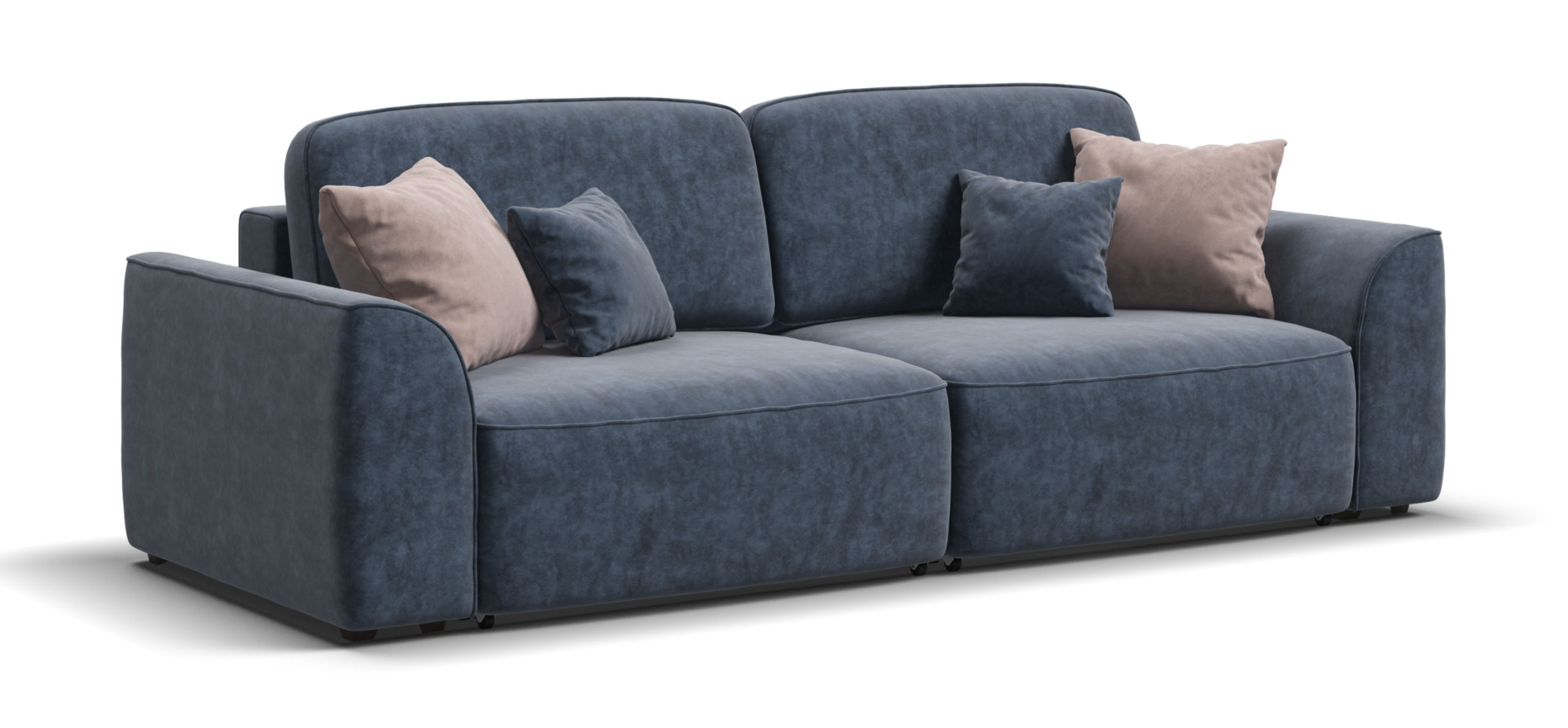 Диван Кинг велюр Роял синий