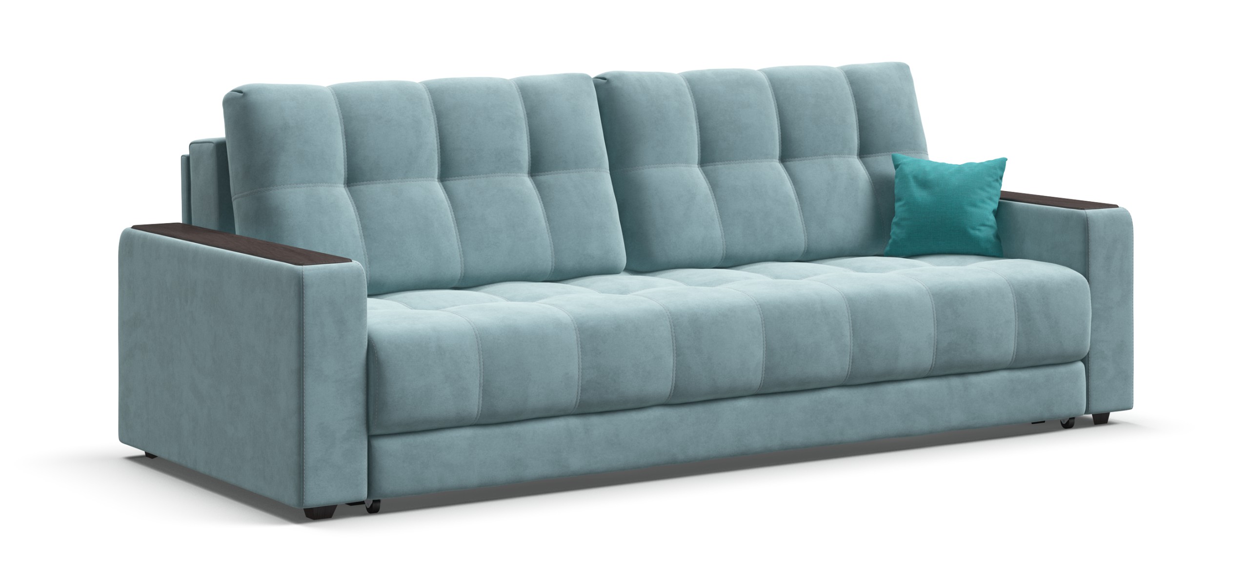 Диван Босс велюр Монолит аква