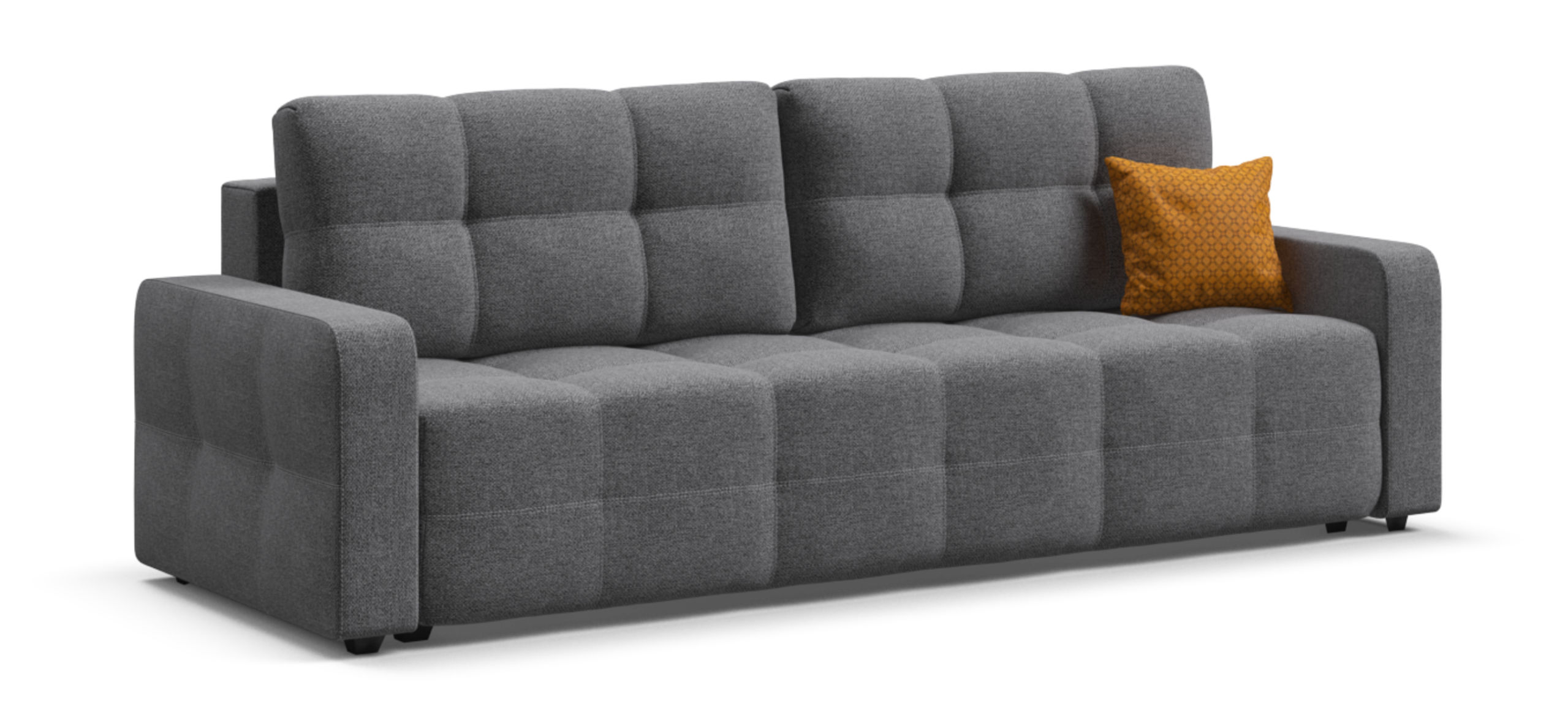 Диван Денди Рогожка Мальмо серый