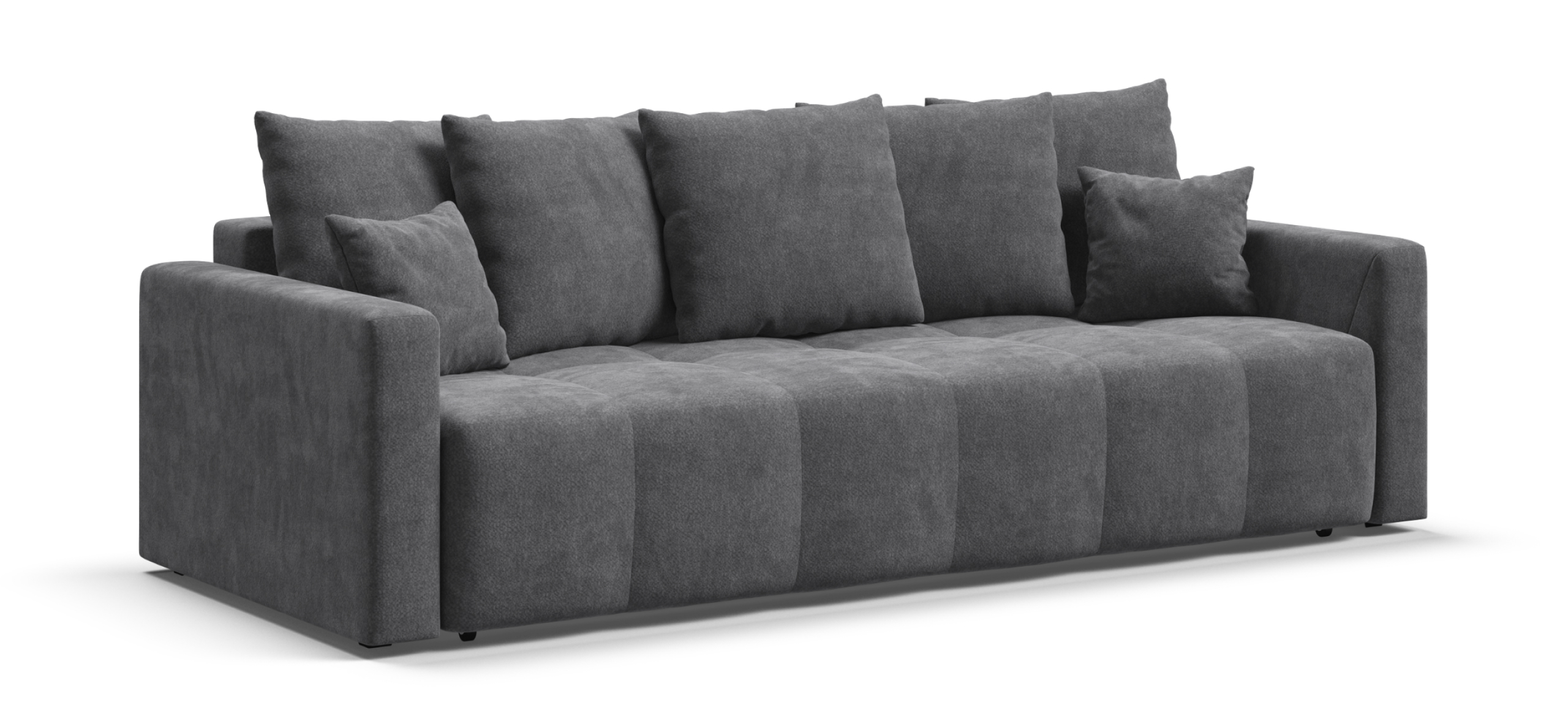 Диван Босс Тренд Шенилл Клауд графит