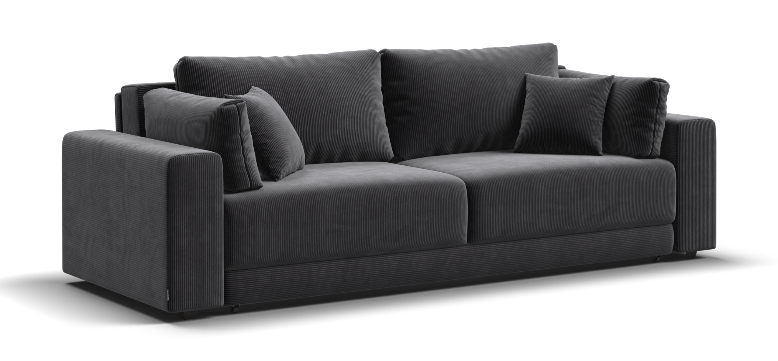 Диван Босс Прайм Вельвет Корд графит