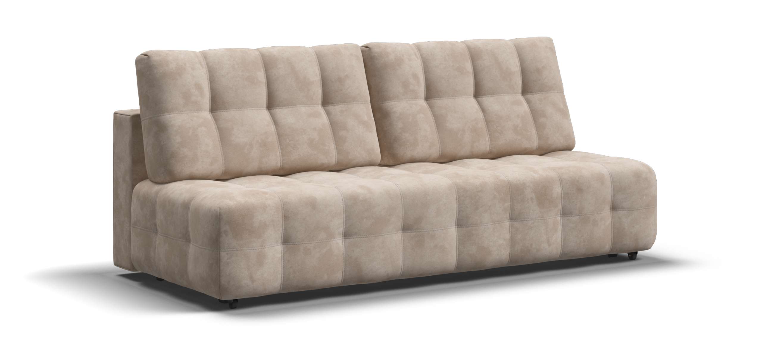 Диван Босс Мини велюр Алькантара пепел