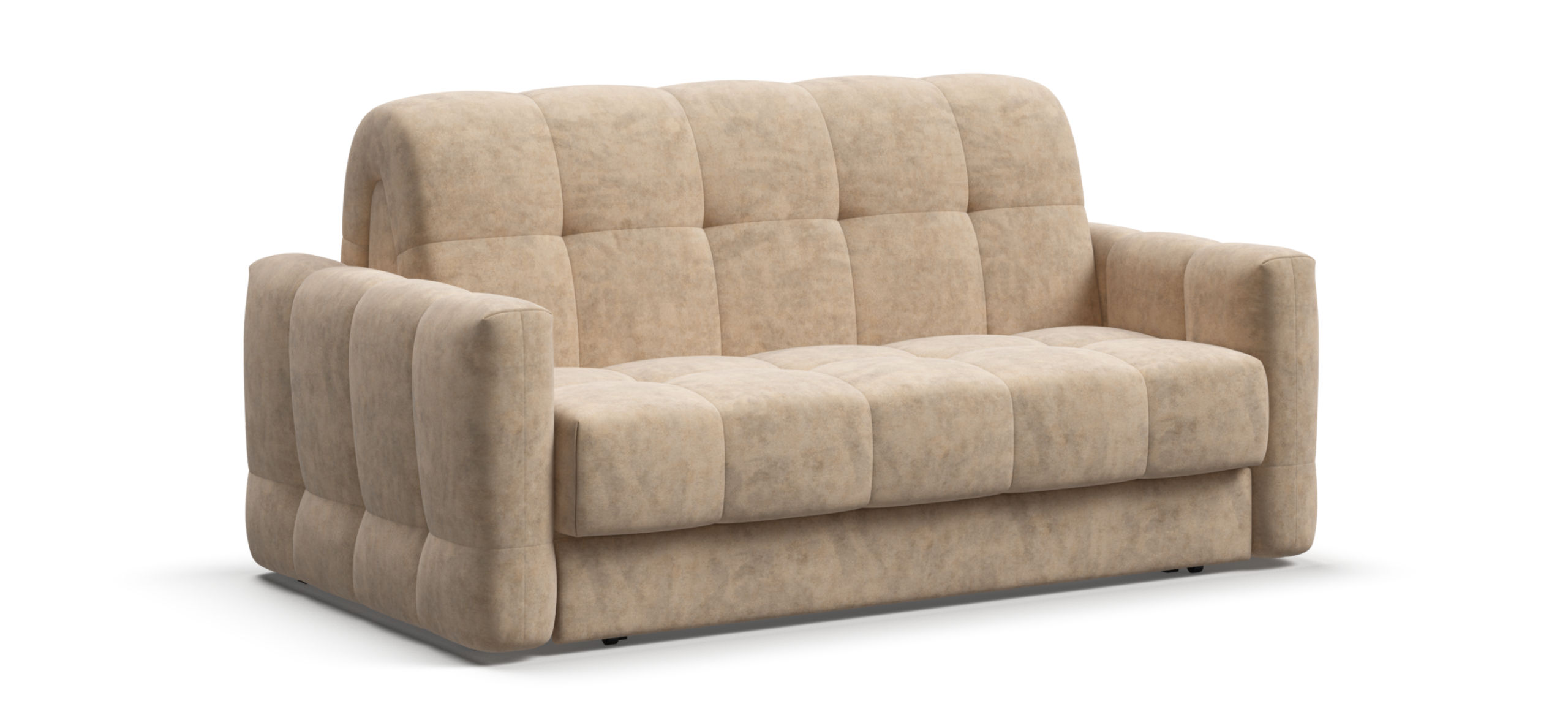 Диван Босс Слип 140 велюр Роял шампань