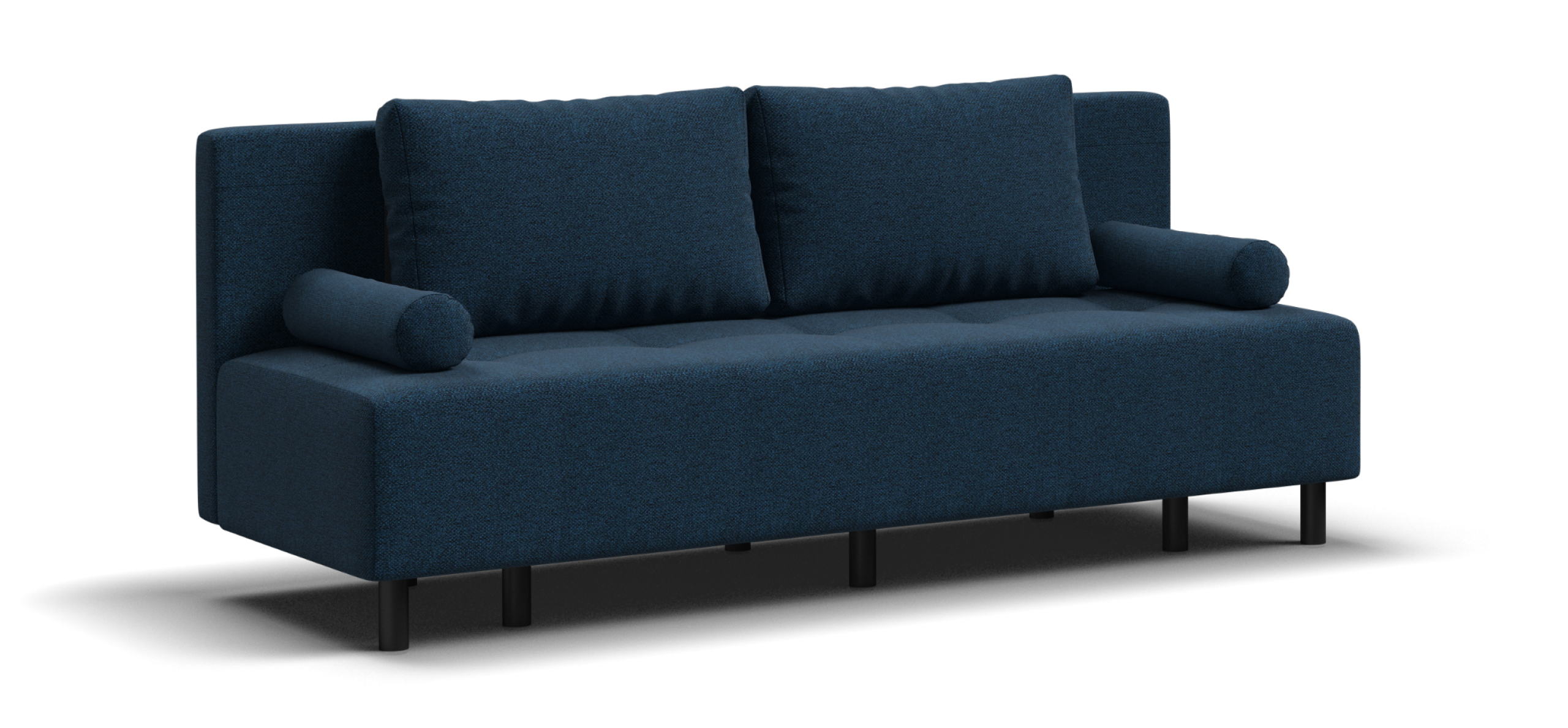 Диван Бостон Мини Рогожка Мальмо синий