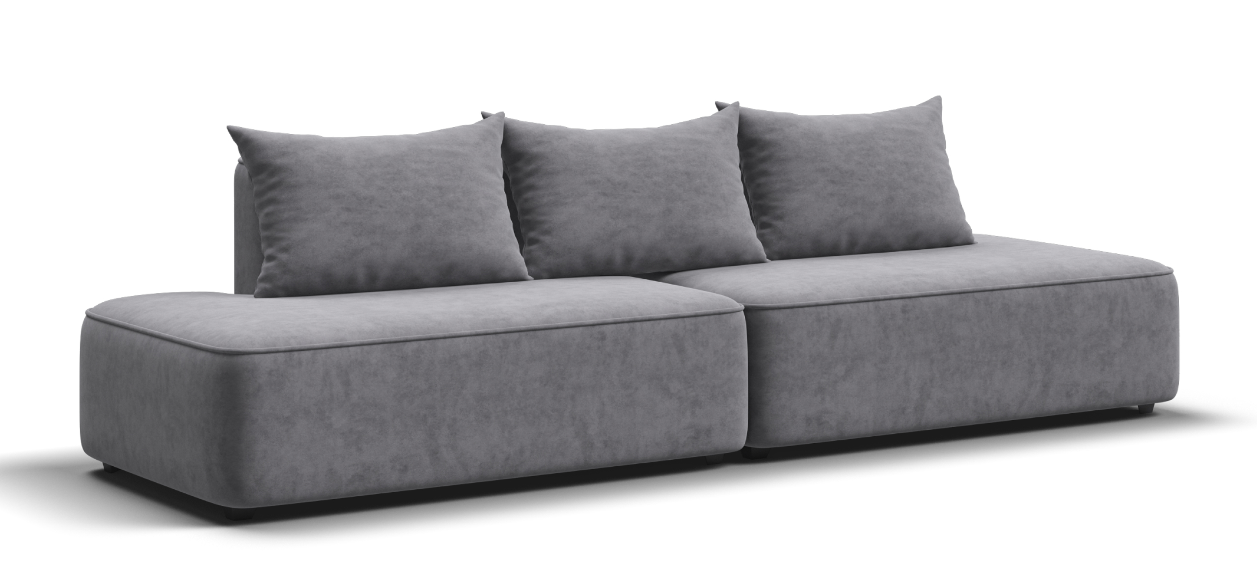 Диван Кинг Твин велюр Роял агат