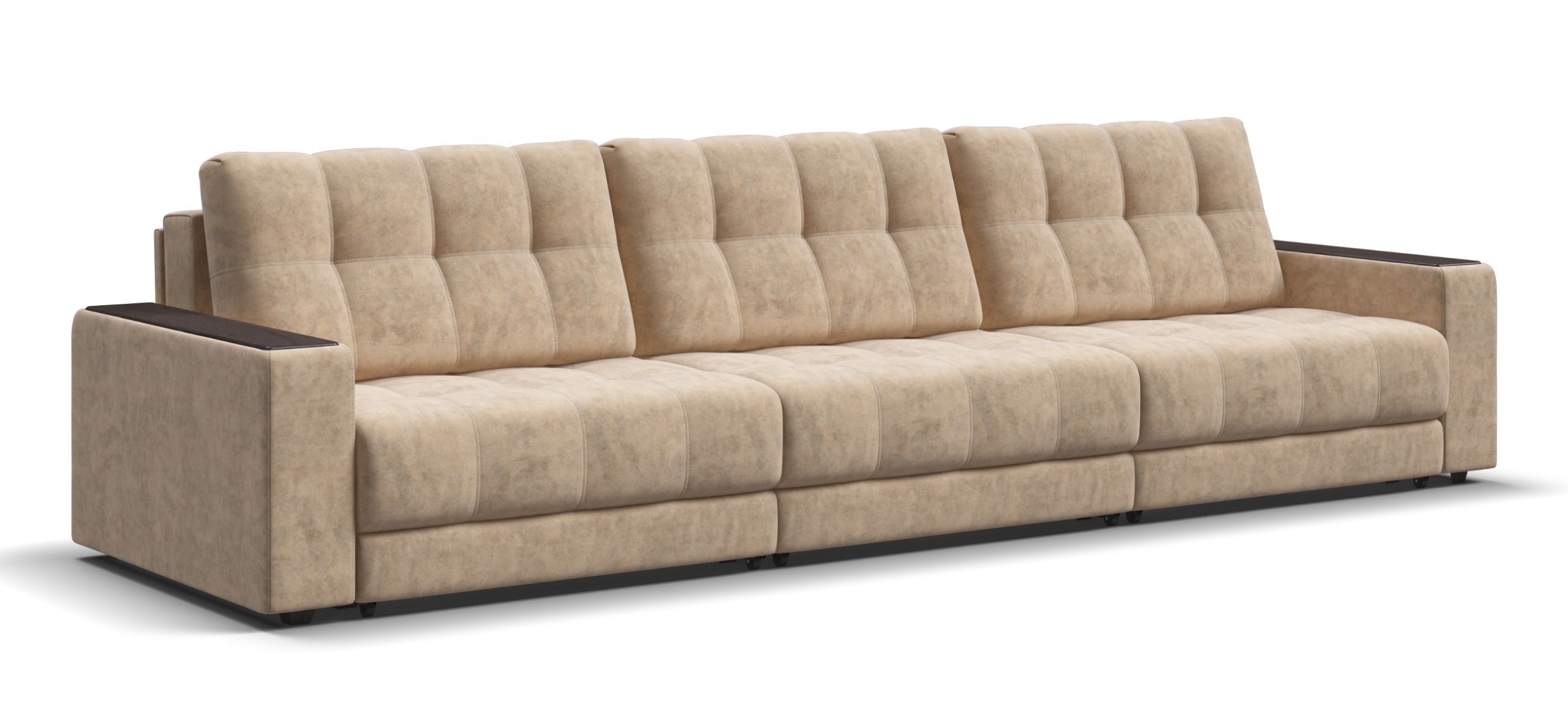 Диван Босс Гранд велюр Роял шампань