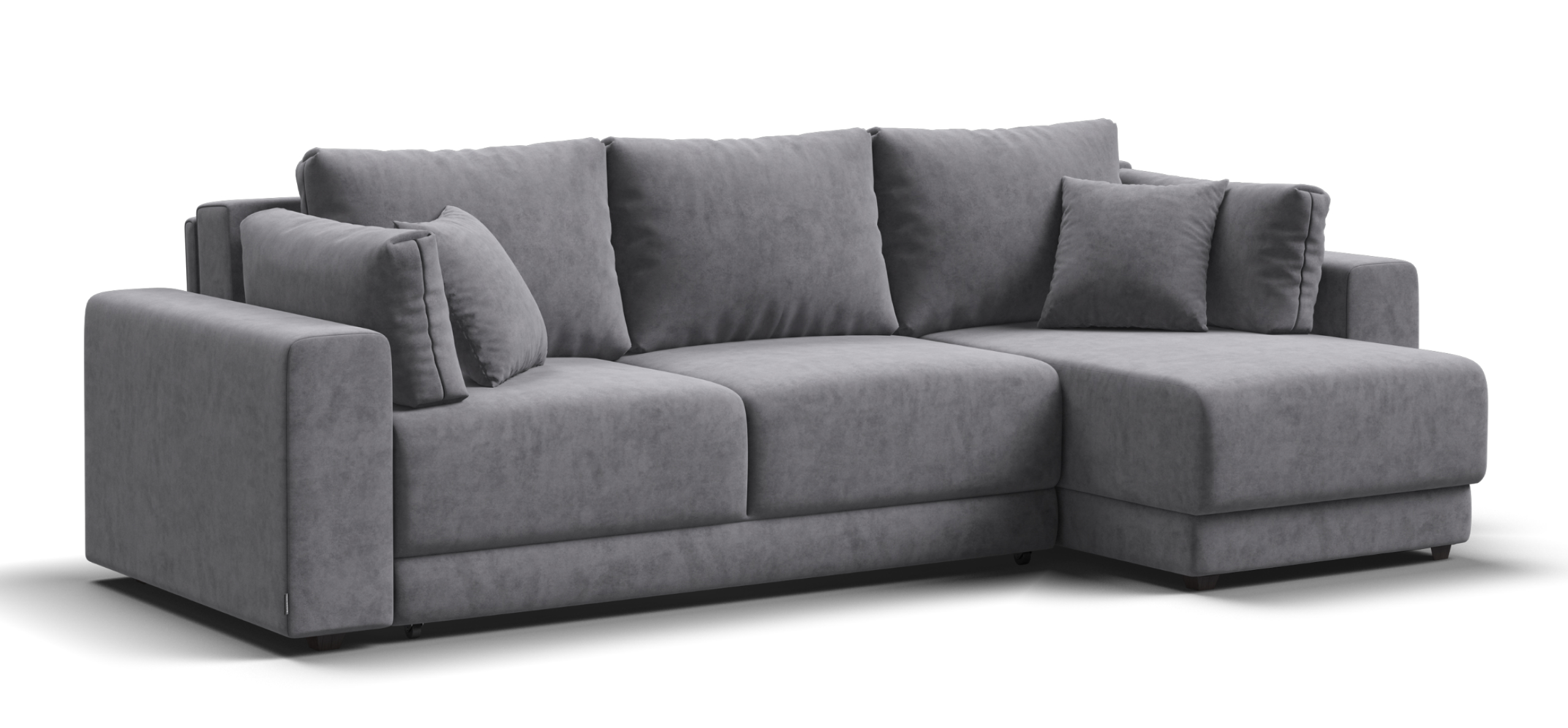 Угловой диван Босс Прайм ХЛ велюр Роял агат