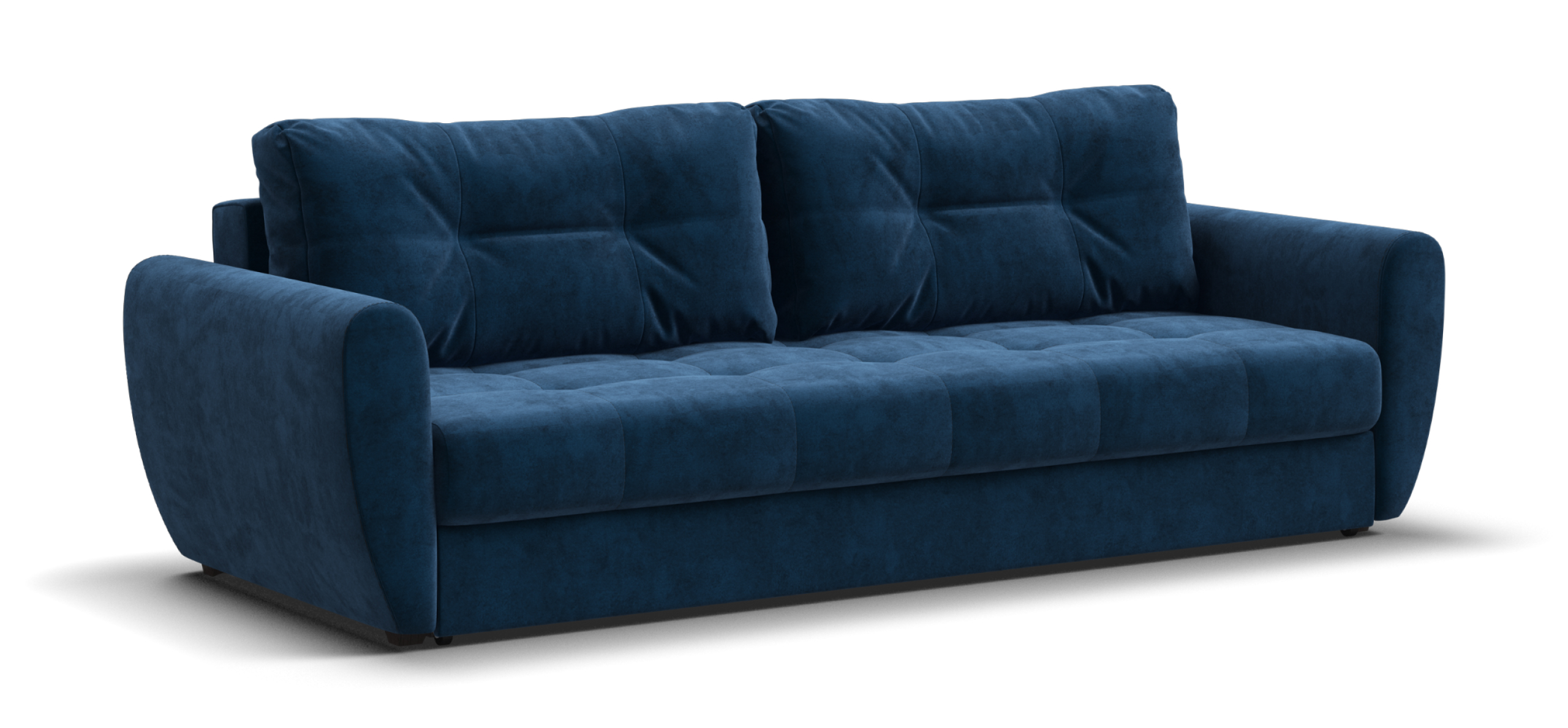 Диван Престон велюр Монолит синий