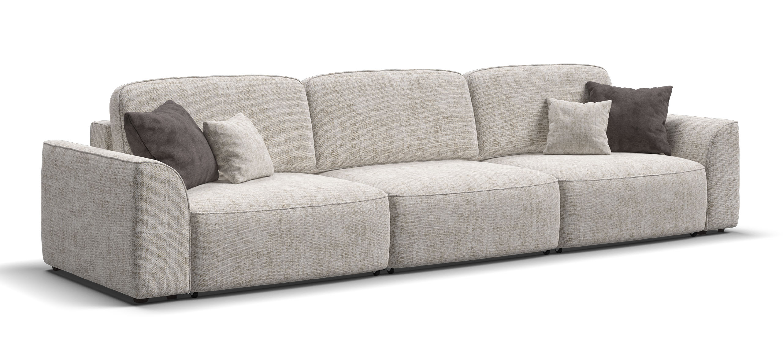 Диван Кинг Макс Шенилл Смарт кварц