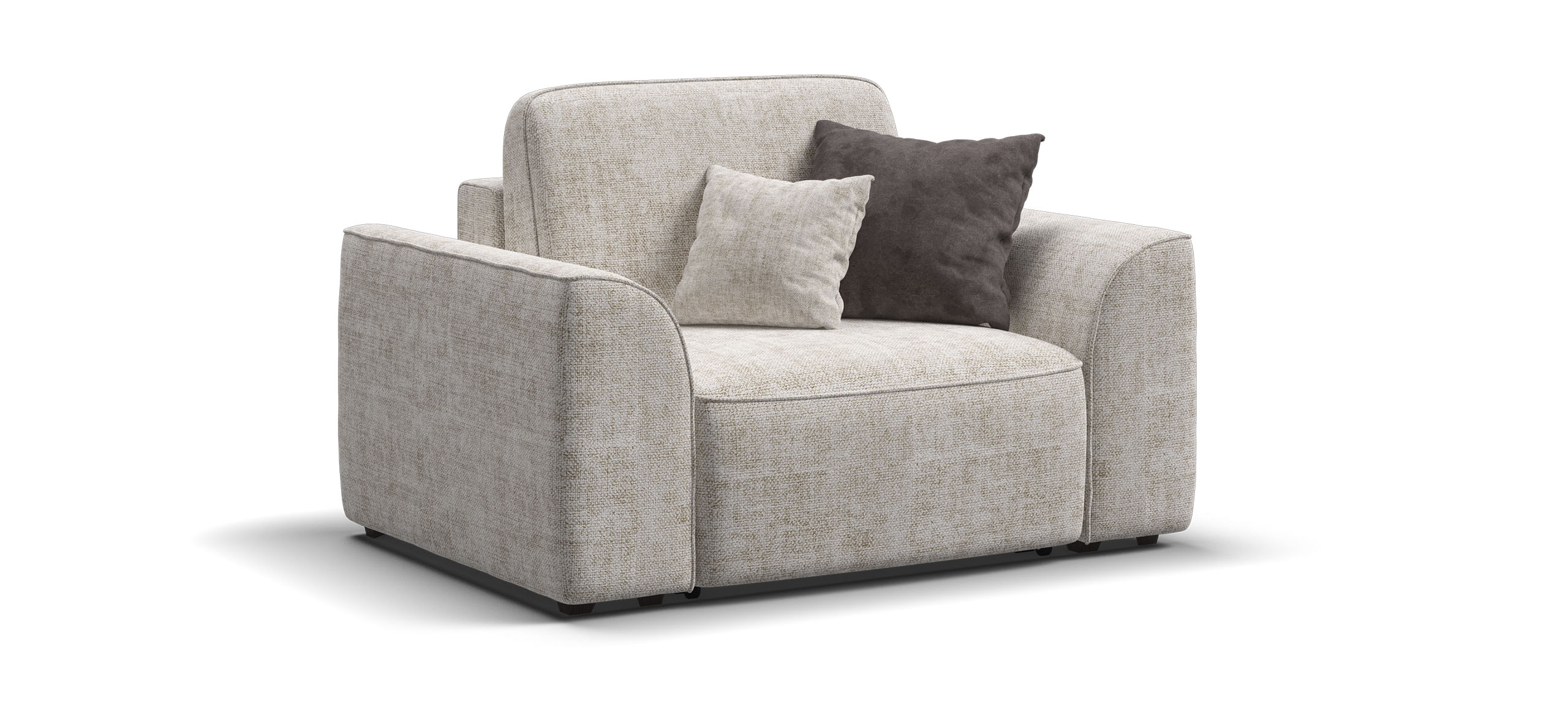 Кресло Кинг Модуль Шенилл Смарт кварц