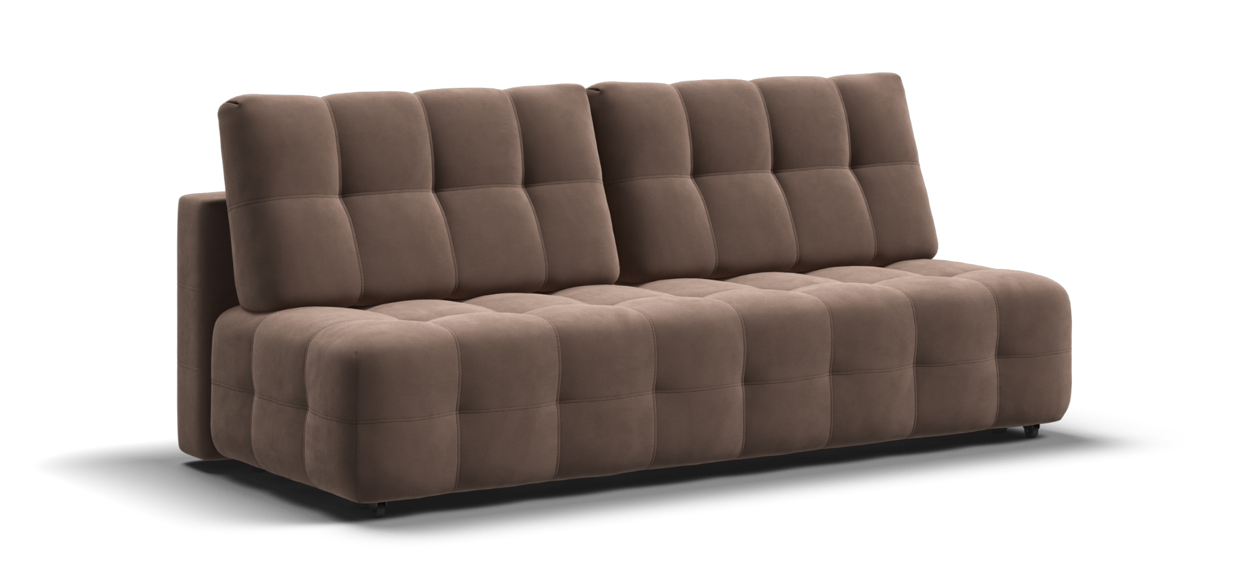 Диван Босс Мини велюр Монолит мокко