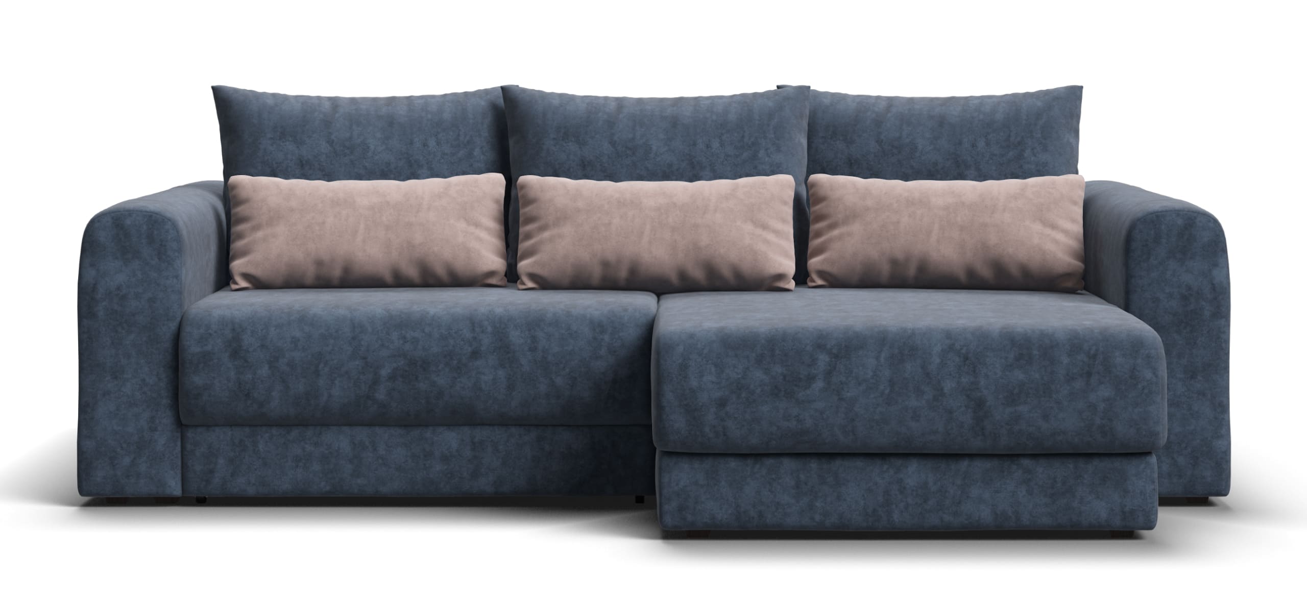 Модульный угловой диван Ричмонд Модуль велюр Роял синий