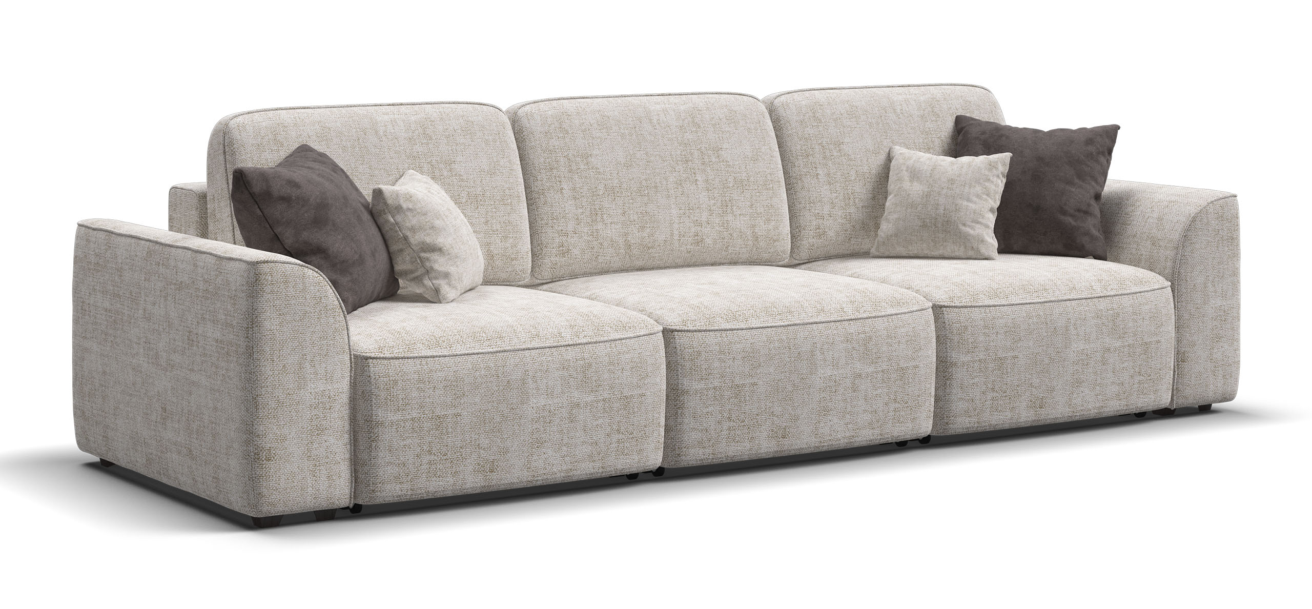 Диван Кинг Модуль Макс Шенилл Смарт кварц