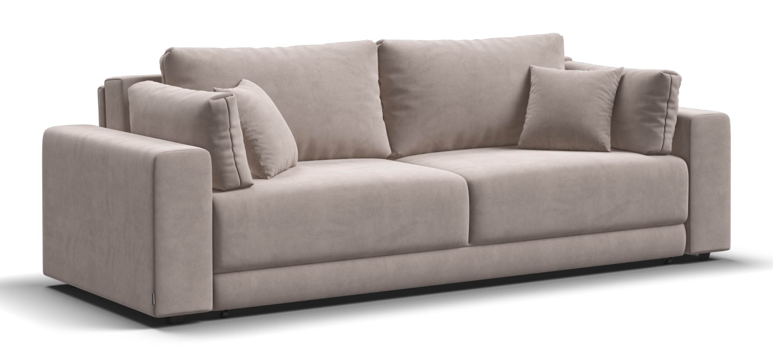 Диван Босс Прайм велюр Монолит латте