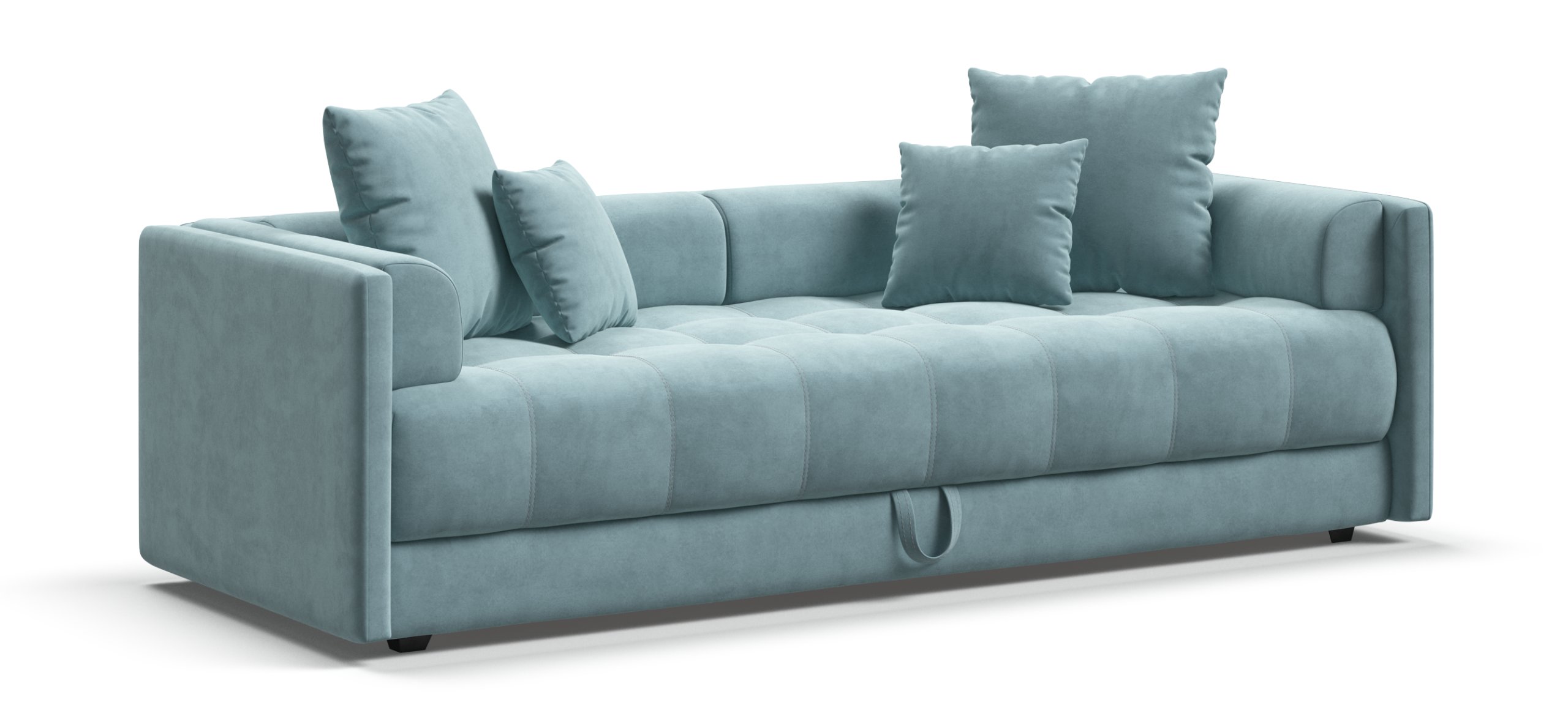 Тахта Босс велюр Монолит аква