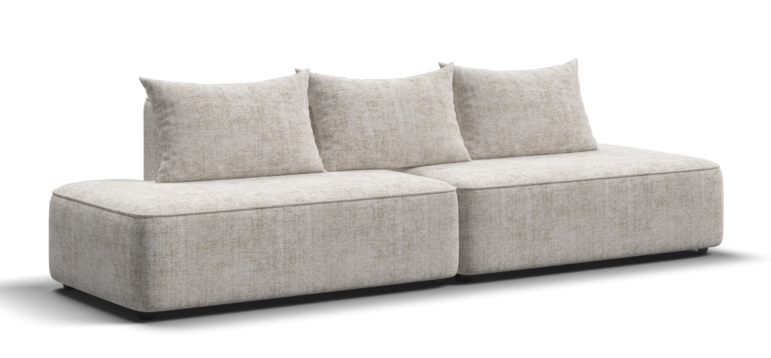 Диван Кинг Твин Шенилл Смарт кварц