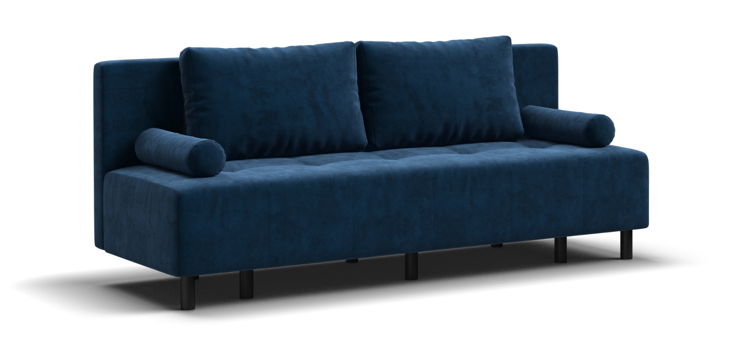 Диван Бостон Мини велюр Монолит синий