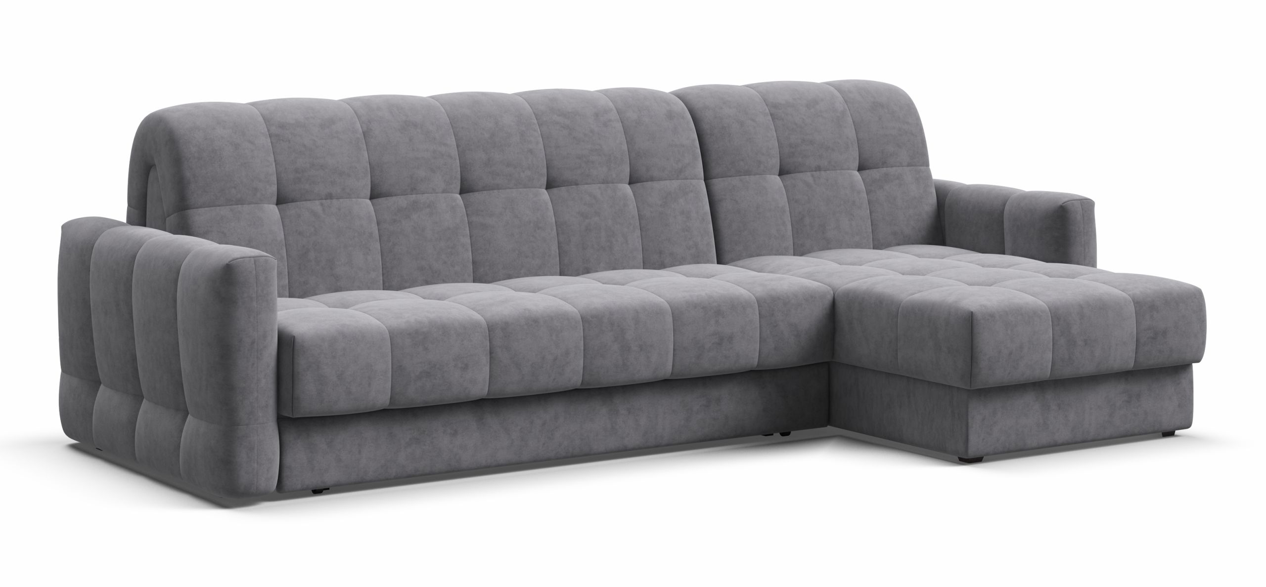 Угловой диван Босс Слип 160 велюр Роял агат