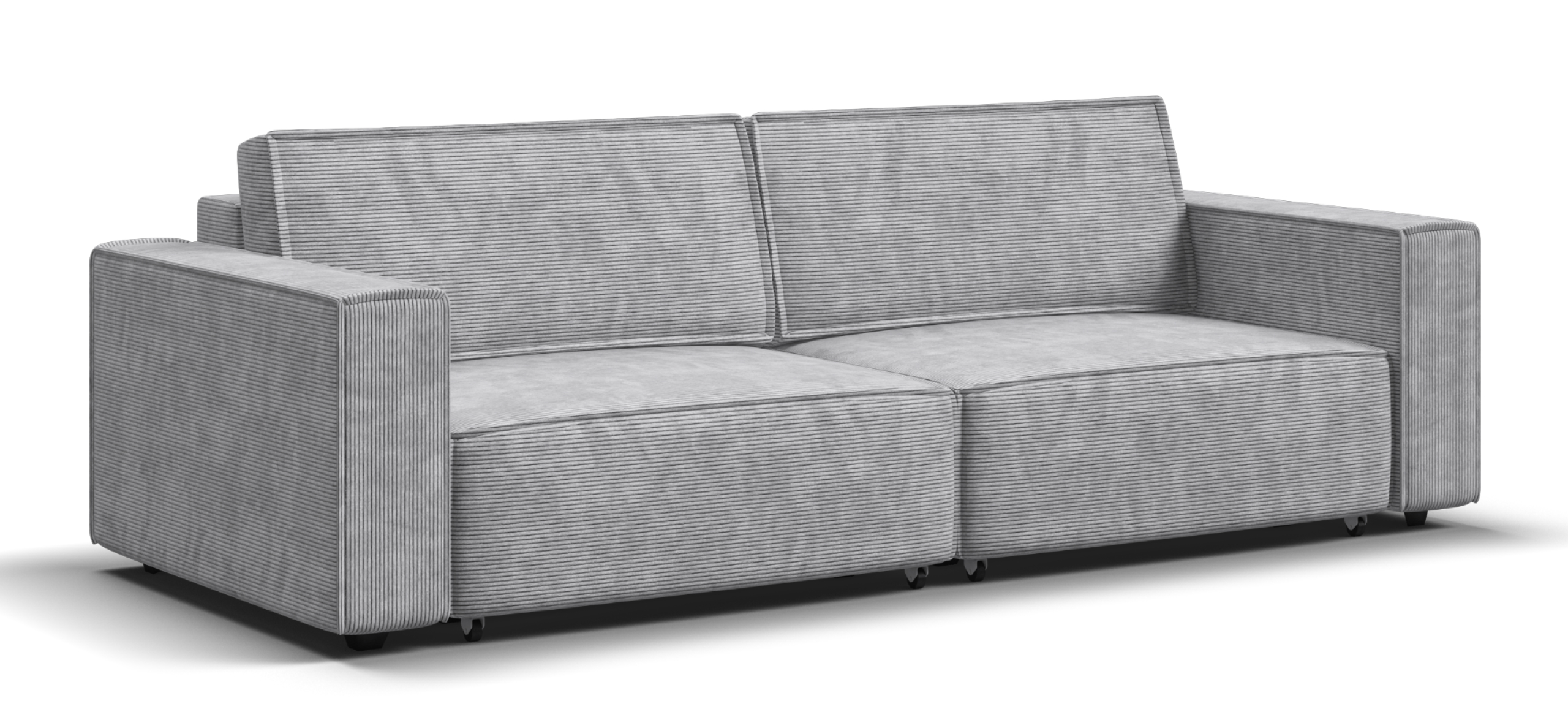 Диван Босс Софт Модуль Вельвет Корд серый