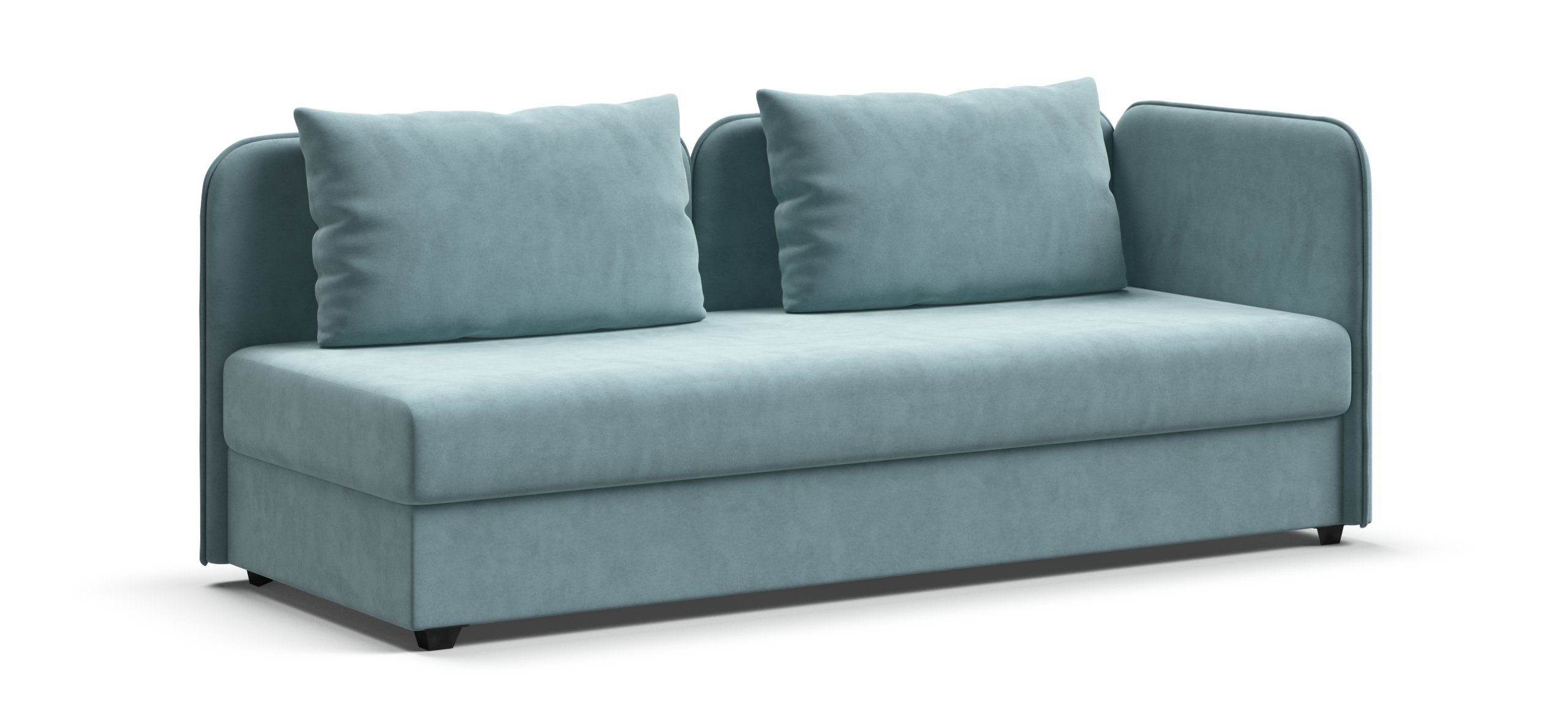 Тахта Ирис велюр Монолит аква